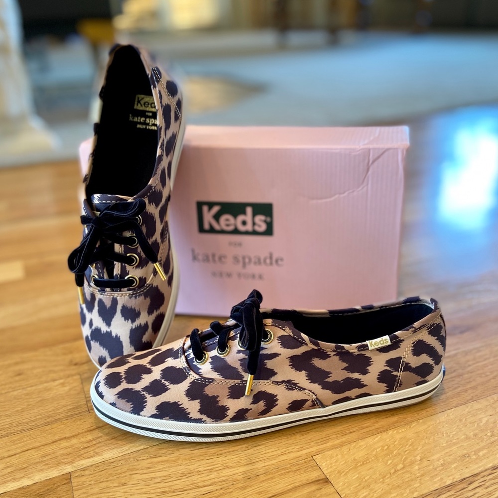 Keds x Kate Spade Champion Leopard Satin